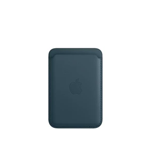 iPhone Leather Wallet with MagSafe - Baltic Blue