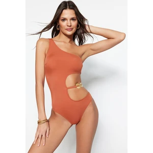 Trendyol Swimsuit - Brown - Plain