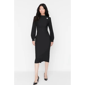 Trendyol Black Collar Detailed Dress