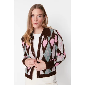 Trendyol Cardigan - Brown - Regular fit