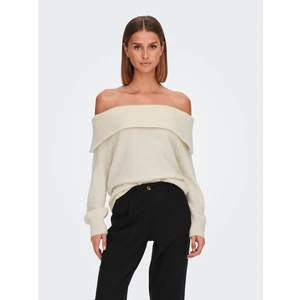 Cream Women's Sweater with Exposed Shoulders JDY Inge - Women