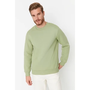 Trendyol Green Regular/Normal Cut Mystic Printed Sweatshirt