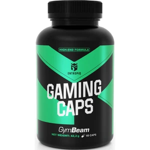 GymBeam Entropiq Gaming Caps podpora koncentrace a duševního výkonu 60 cps