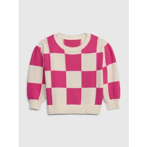 GAP Kids sweater with checkerboard - Girls