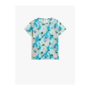 Koton T-Shirt - Blue - Regular fit