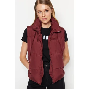 Trendyol Vest - Burgundy - Basic