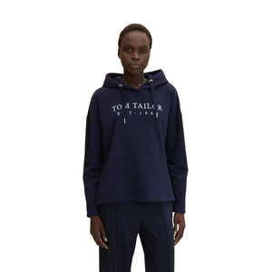 Dark Blue Women's Hoodie Tom Tailor - Women