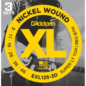 D'Addario EXL125-3D