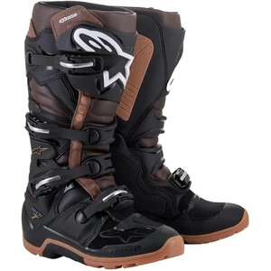 Alpinestars Tech 7 Enduro Boots Black/Dark Brown 40,5 Bottes de moto