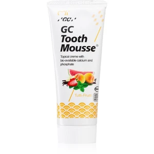 GC Tooth Mousse remineralizačný ochranný krém pre citlivé zuby bez fluóru príchuť Tutti Frutti 35 ml