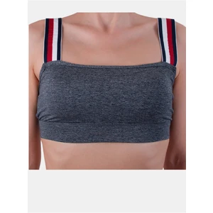 TOMMY HILFIGER Šedá bralettka Modern Stripe RN Bralette – S