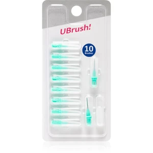 Herbadent UBrush! náhradné medzizubné kefky 0,9 mm Green 10 ks