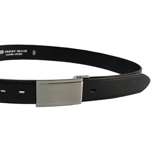 Penny Belts Pánsky kožený spoločenský opasok 35-020-4PS-60 Čierny 95 cm