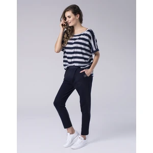 Look Made With Love női nadrág 415 Boyfriend Navy Blue