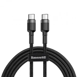 Baseus Cafule Series USB-C/USB-C PD 60W 2m, szürke/fekete