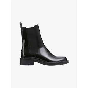 Black women's leather chelsea boots Högl Edward - Women