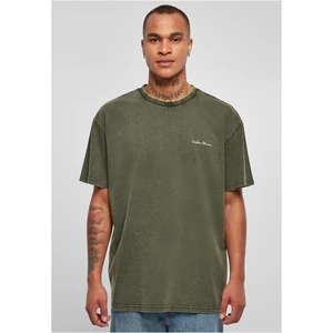 Oversized Small Embroidery Tee bottlegreen