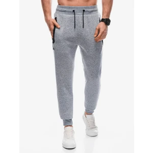 Edoti Men's sweatpants with zippered pockets EM-PASK-0102