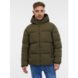 Khaki Men's Down Jacket Tommy Hilfiger New York - Men's