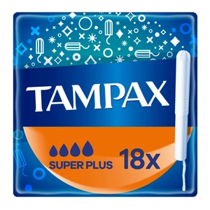 Tampax Super Plus tampóny s aplikátorom 18 ks