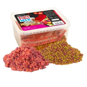 Benzar mix pelety rapid mix 1200 g - tutti frutti (žltá-červená)