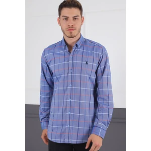 G716 DERBERRY MEN'S SHIRT-BLUE