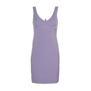 Trendyol Lilac Collar Detailed Dress