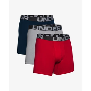 Boxerky Under Armour Charged Cotton 6in 3 páry  Red  XL