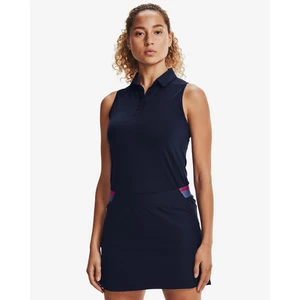 Under Armour UA Zinger Sleeveless Polo Dámské funkční triko 1363950-410 Midnight Navy S