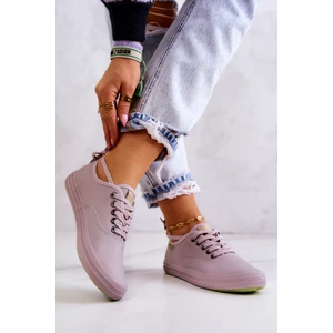 Women's classic Big Star sneakers - light gray