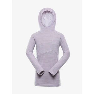 Children's quick-drying sweatshirt ALPINE PRO GORFO pastel lilac