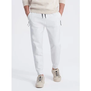 Ombre Men's sweatpants joggers - white