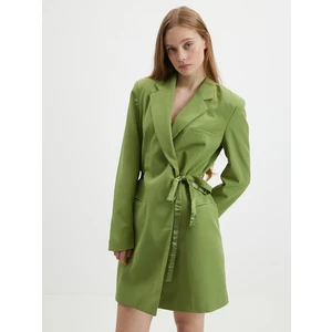 Green Ladies Wrap Minidress VILA Mya - Ladies