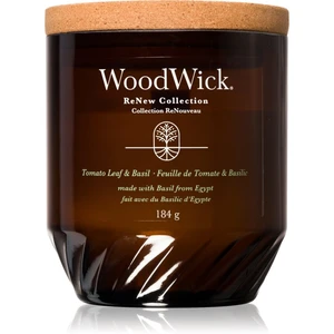 Woodwick Tomato Leaf & Basil vonná sviečka 184 g