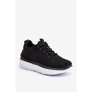 Ladies lace-up sports shoes Black Lavarone