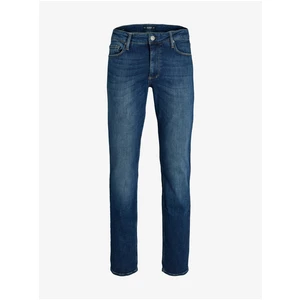 Dark Blue Mens Slim Fit Jeans Jack & Jones Clark - Men