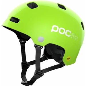 POC POCito Crane MIPS Fluorescent Yellow/Green 51-54 Kinder fahrradhelm