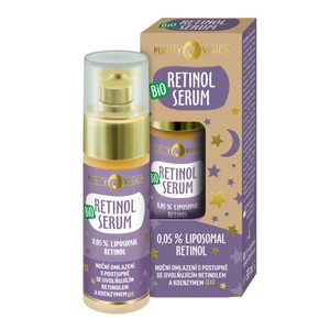 Purity Vision BIO Retinol nočné sérum spomaľujúce prejavy starnutia pleti 30 ml