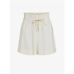 Cream shorts VILA Ruby - Women