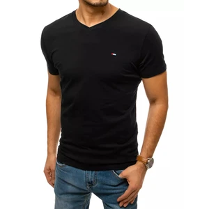 Men's plain black T-shirt Dstreet RX4787