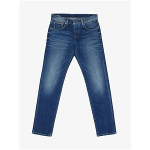 Tmavě modré pánské slim fit džíny Pepe Jeans Cane - Pánské