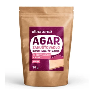 ALLNATURE Agar zahusťovadlo 30 g