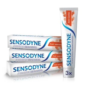 Sensodyne Anti Caries Anti Carries zubná pasta proti zubnému kazu 3x75 ml