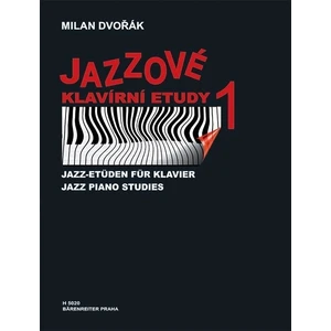 Milan Dvořák Jazzové klavírní etudy 1 Partition