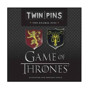 Game of Thrones Lannister and Greyjoy Sigils jelvények (2-Pack)