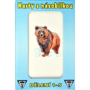 Karty s násobilkou - Dělení 1-5 - Flösslerová Dobruška [Karty]