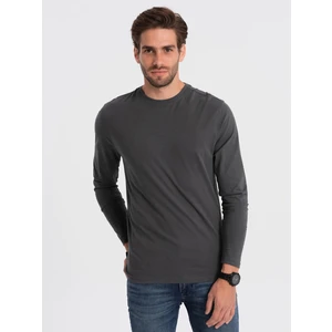 Ombre Men's unprinted longsleeve - graphite