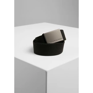 Canvas belts black