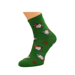 Bratex 2988 X-Mass Socks Women's 36-41 green d-984