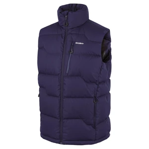 HUSKY Deep M dark blue men's zip-up vest